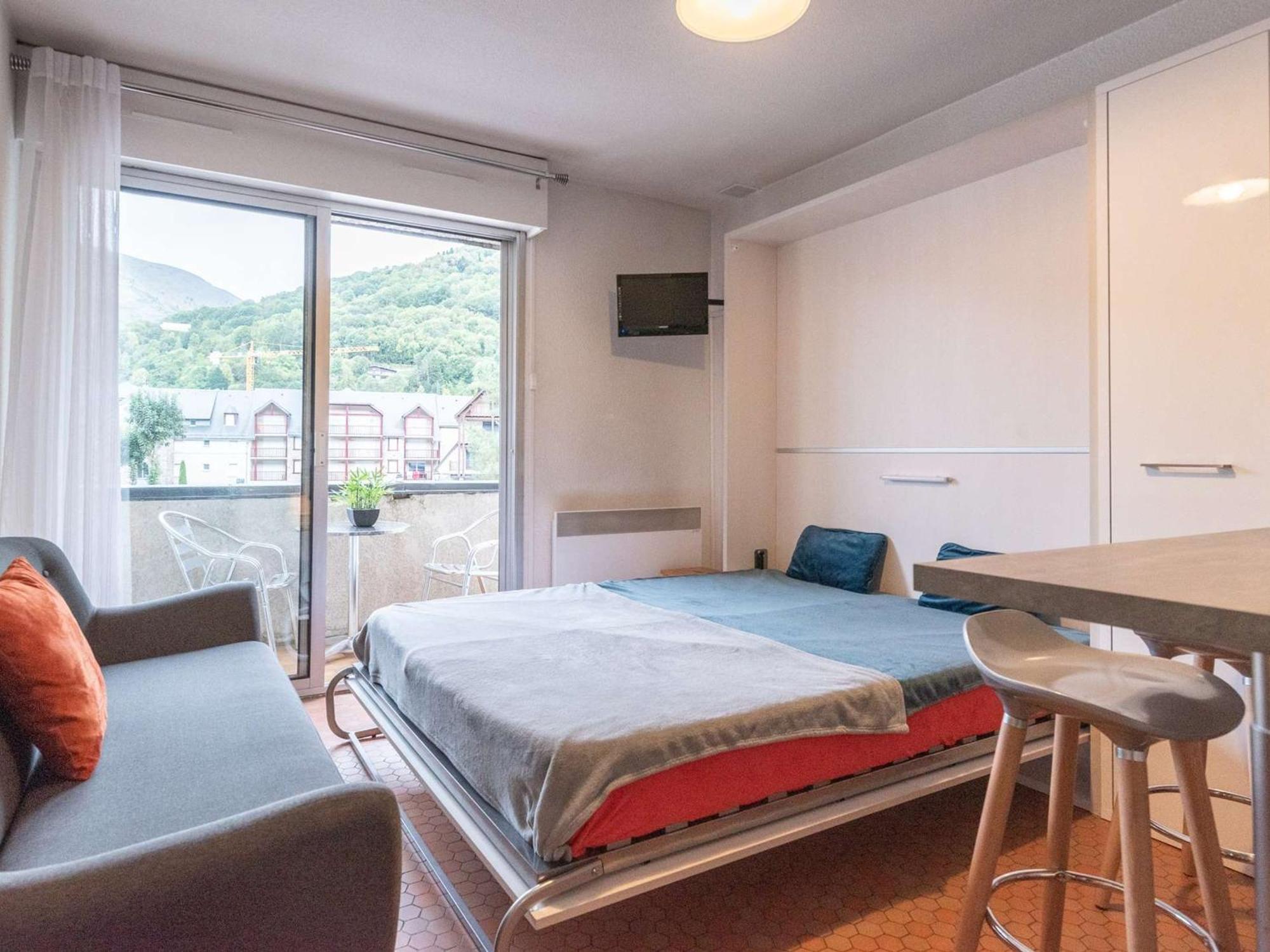 Charmant Studio Cabine 4 Pers. Avec Balcon, Proche Centre Et Thermes A Saint-Lary-Soulan - Fr-1-296-231 Εξωτερικό φωτογραφία